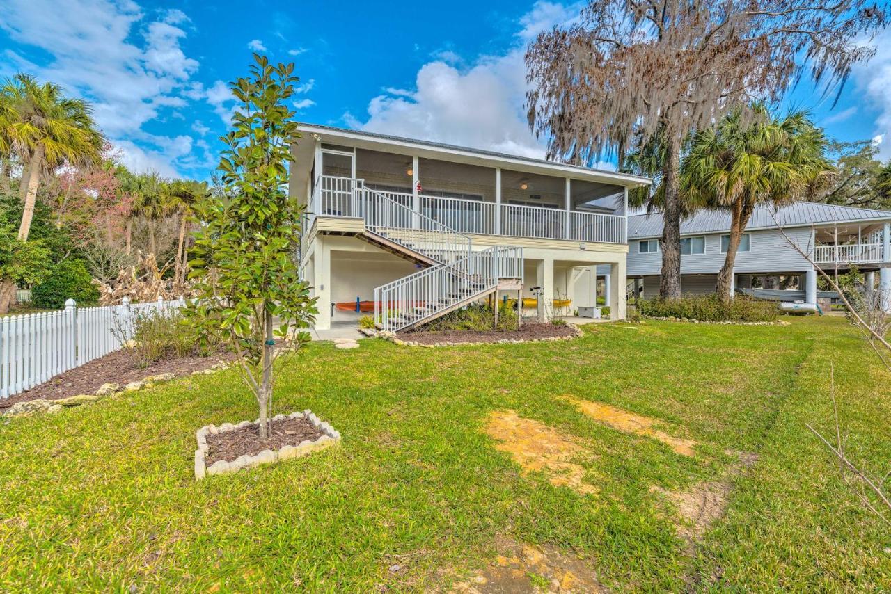 Withlacoochee River House With Dock And Kayaks! Yankeetown Exterior foto